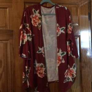 Floral cardigan